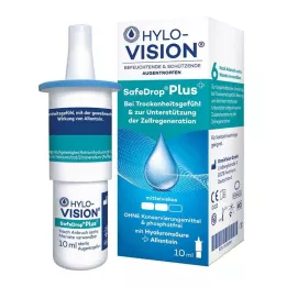 HYLO-VISION SafeDrop Plus kapljice za oko, 10 ml