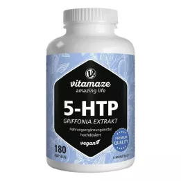 5-HTP 200 mg izvleček grifonije visokoodmerne veganske kapsule, 180 kos
