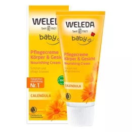 WELEDA Ognjičeva negovalna krema za telo & Obraz, 75 ml