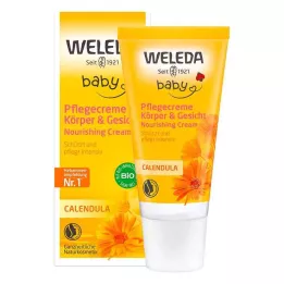 WELEDA Ognjičeva negovalna krema za telo &amp; Obraz, 30 ml