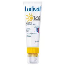 LADIVAL Aktivna zaščita pred soncem Obraz&Ustnice LSF 50+, 1 P