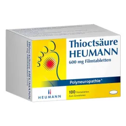Tioktična kislina Heumann 600 mg filmsko obložene tablete (100 kosov)