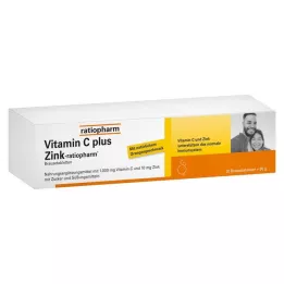 VITAMIN C PLUS Zink-ratiopharm šumeče tablete, 20 kos