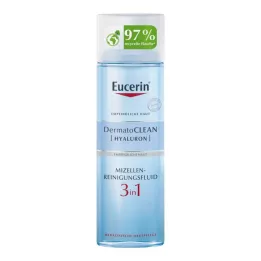 EUCERIN DermatoCLEAN Hyal.Miz.Čistilni fluid 3v1, 200 ml