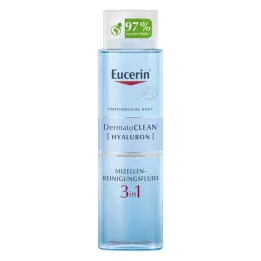 EUCERIN DermatoCLEAN Hyal.Miz.Čistilni fluid 3v1, 400 ml