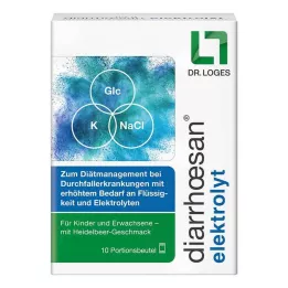DIARRHOESAN elektrolit Plv.z.Her.e.Lsg.z.Intake, 10 kos