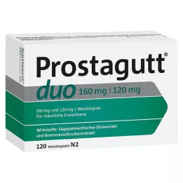 PROSTAGUTT duo 160 mg/120 mg mehke kapsule 120 kos, 120 kos