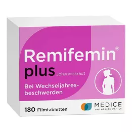 REMIFEMIN plus šentjanževka filmsko obložene tablete, 180 kom