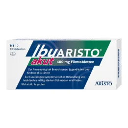 IbuARISTO akut 400 mg ibuprofen filmsko obložene tablete, 10 kos