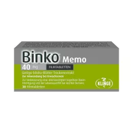 BINKO Memo 40 mg filmsko obložene tablete, 30 kom