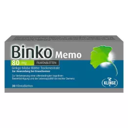 BINKO Memo 80 mg filmsko obložene tablete, 30 kos