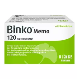 BINKO Memo 120 mg filmsko obložene tablete, 60 kos