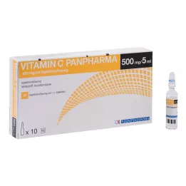 VITAMIN C PANPHARMA 100 mg/ml raztopina za injiciranje, 10X5 ml