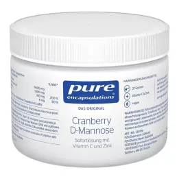 PURE ENCAPSULATIONS Brusnična D-manoza v prahu, 37 g