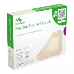 MEPILEX Penasta obloga Border Flex Lite 4x5 cm, 10 kos