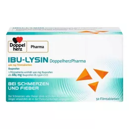 IBU-LYSIN DoppelherzPharma 400 mg filmsko obložene tablete, 50 kos