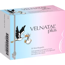 VELNATAL plus Quatrefolic kapsule, 30 kom