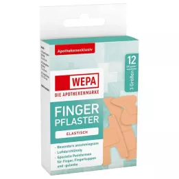 WEPA Mešanica gipsa za prste 3 velikosti, 12 kosov