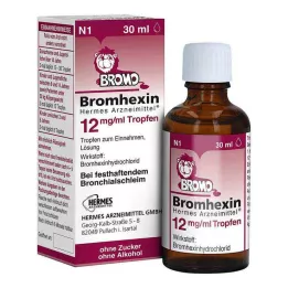 BROMHEXIN Hermes Arzneimittel 12 mg/ml kapljice, 30 ml