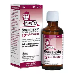 BROMHEXIN Hermes Arzneimittel 12 mg/ml kapljice, 100 ml