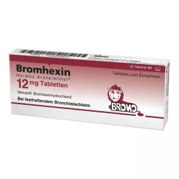 BROMHEXIN Hermes Arzneimittel 12 mg tablete, 20 kos