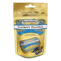 Polnilo za vrečko Grethers Blackcurrant Gold Sugary Pastille (100 g)