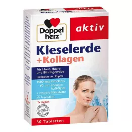 DOPPELHERZ Silicijev dioksid+kolagen tablete, 30 kos