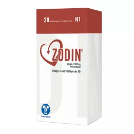 ZODIN Omega-3 1.000 mg mehke kapsule, 28 kos