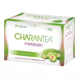 CHARANTEA metabolične filter vrečke Limona/Meta, 20 kos