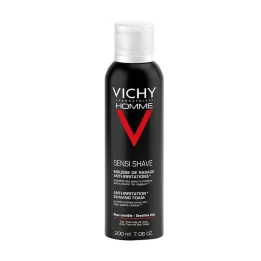 VICHY HOMME Pena za britje proti draženju kože, 200 ml