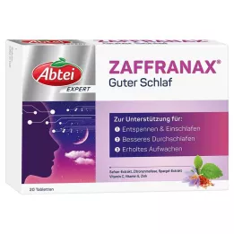 ABTEI EXPERT ZAFFRANAX Tablete za dober spanec, 20 kos