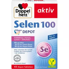DOPPELHERZ Selen 100 2-fazne depo tablete, 45 kos