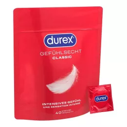 DUREX Ultratanki kondomi Feeling Real, 40 kos