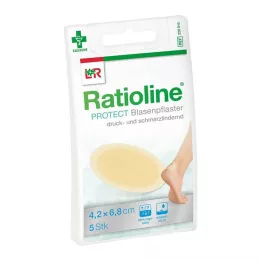RATIOLINE Protect obliž za žulje 4,2x6,8 cm, 5 kos