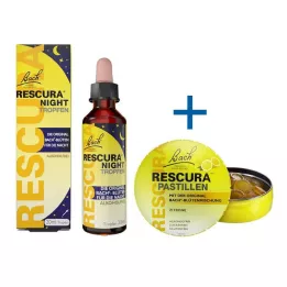 BACHBLÜTEN Original Rescura nočne kapljice brez alkohola, 20 ml