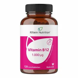 Vitamin B12 1.000 µg pastile veganske, 120 kos