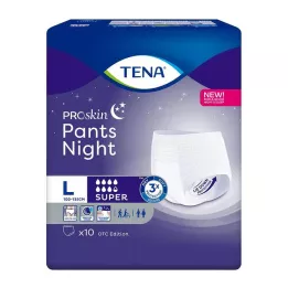 TENA PANTS nočne super L hlače za enkratno uporabo, 10 kom
