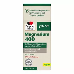 DOPPELHERZ Magnezij 400 čistih kapsul, 60 kos