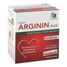 ARGININ PLUS Vitamin B1+B6+B12+folna kislina v palčkah, 60X5,9 g