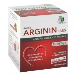 ARGININ PLUS Vitamin B1+B6+B12+folna kislina v palčkah, 90X5,9 g