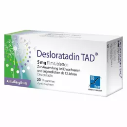 DESLORATADIN TAD 5 mg filmsko obložene tablete, 50 kom