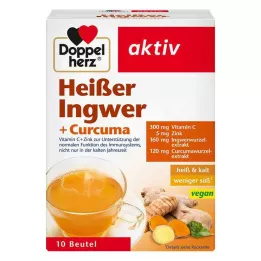 DOPPELHERZ pekoči ingver+kurkuma vrečke, 10 kom