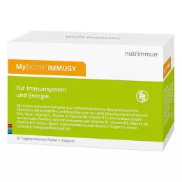 MYBIOTIK IMMUGY Kombinirano pakiranje 30x2 g+60 kapsul, 1 št