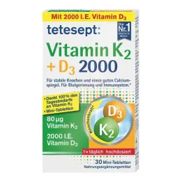 Tetesept Vitamin K2+D3 2000 tablet (30 kosov)