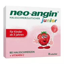 NEO-ANGIN Lizike za boleče grlo junior, 8 kosov