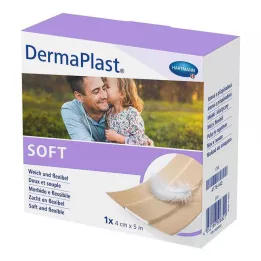 DERMAPLAST SOFT Mavec 4 cmx5 m, 1 kos