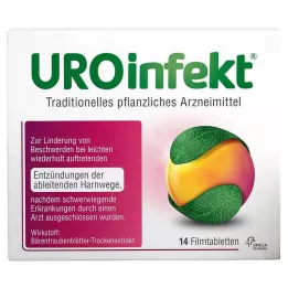 UROINFEKT 864 mg filmsko obložene tablete, 14 kos