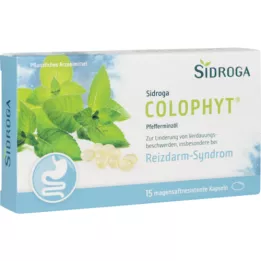 SIDROGA ColoPhyt 182 mg želodčni sok mehke kapsule, 15 kos