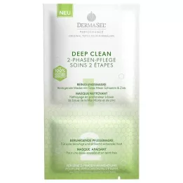 DERMASEL Perform.Deep Clean 2-fazna maska 7+2 ml, 1 kos