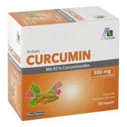 Kurkumin 500 mg 95% kurkuminoidi + piperin kapsule, 180 kosov